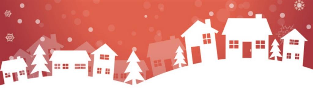 Christmas village street